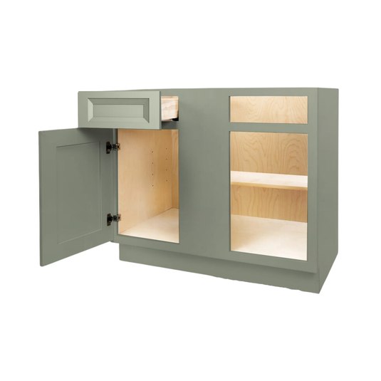 Blind Corner Base Cabinet 1 Door, 1 Drawer 42" W x 34.5" H x 24" D