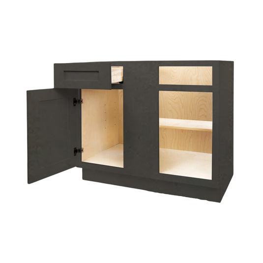 Blind Corner Base Cabinet 1 Door, 1 Drawer 42" W x 34.5" H x 24" D