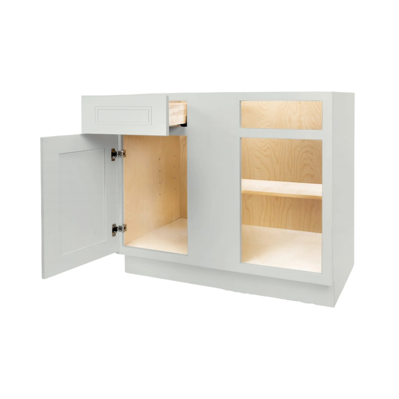 Load image into Gallery viewer, Blind Corner Base Cabinet 1 Door, 1 Drawer 42&quot; W x 34.5&quot; H x 24&quot; D
