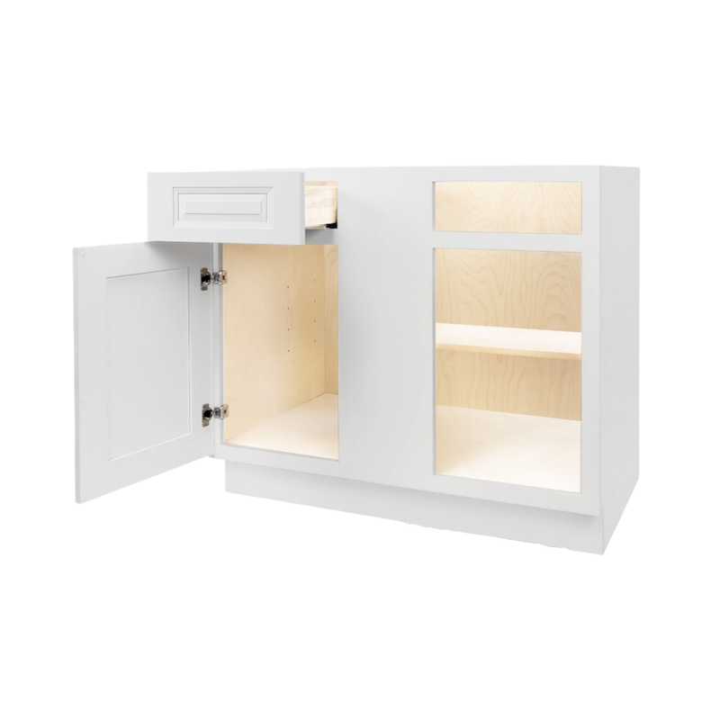 Load image into Gallery viewer, Blind Corner Base Cabinet 1 Door, 1 Drawer 42&quot; W x 34.5&quot; H x 24&quot; D
