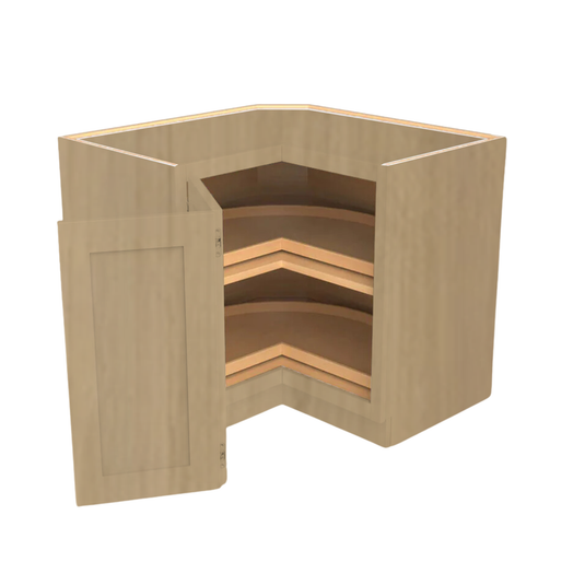 Lazy Susan Base Cabinet 2 Doors, 36" W x 34.5" H x 24" D