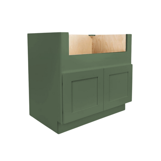 FSM36 Double Door Farmhouse Sink Base Cabinet, 36W x 34.5H x 24D inch