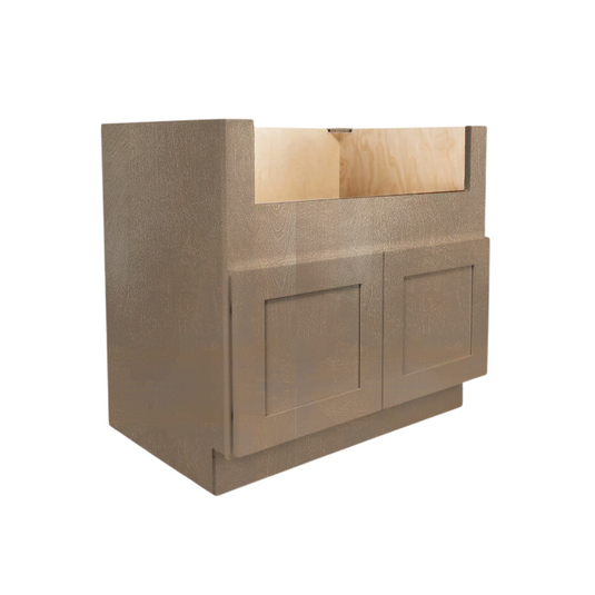 FSM36 Double Door Farmhouse Sink Base Cabinet, 36W x 34.5H x 24D inch