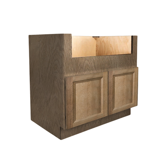 FSM36 Double Door Farmhouse Sink Base Cabinet, 36W x 34.5H x 24D inch