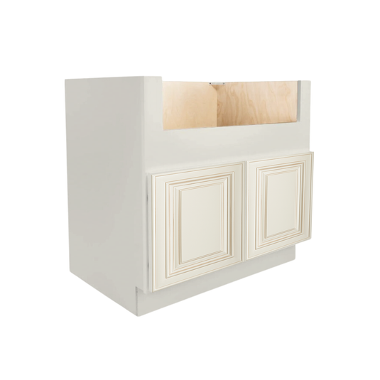 FSM36 Double Door Farmhouse Sink Base Cabinet, 36W x 34.5H x 24D inch