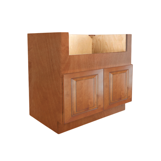 FSM36 Double Door Farmhouse Sink Base Cabinet, 36W x 34.5H x 24D inch