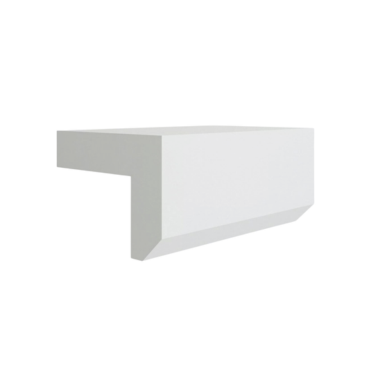 LM8 Light Rail Molding,  96" Long Cabinet Trim, 96.02L x 1.5W x 0.75H inch