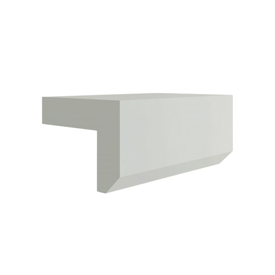 LM8 Light Rail Molding,  96" Long Cabinet Trim, 96.02L x 1.5W x 0.75H inch