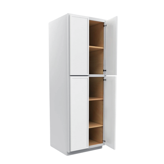 Pantry Cabinet 2 Doors, 4 Shelves 30" W x 90" H x 24" D