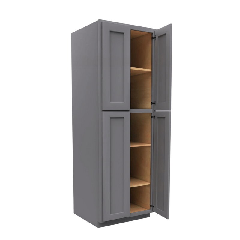 Load image into Gallery viewer, Pantry Cabinet 1 Door 4 Shelves 24&quot; W x 84&quot; H x 24&quot; D
