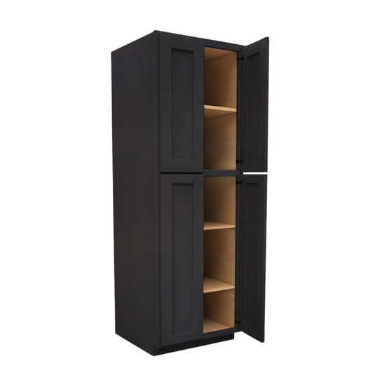 Pantry Cabinet 2 Doors, 4 Shelves 30" W x 90" H x 24" D