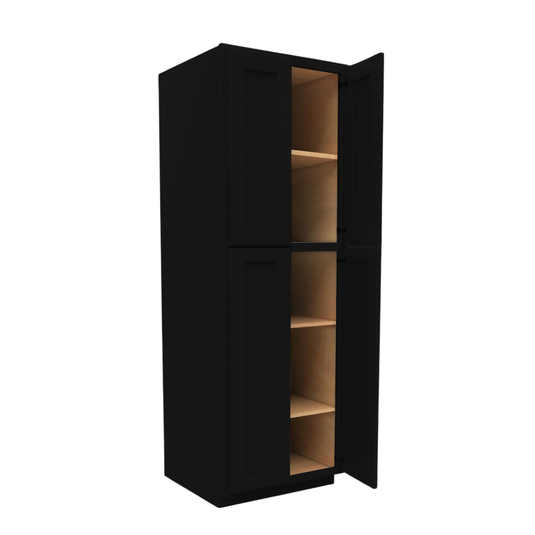 Pantry Cabinet 2 Doors, 4 Shelves 30" W x 90" H x 24" D