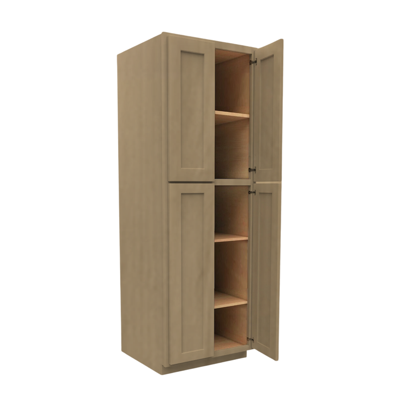 Load image into Gallery viewer, Pantry Cabinet 2 Doors, 4 Shelves 30&quot; W x 90&quot; H x 24&quot; D
