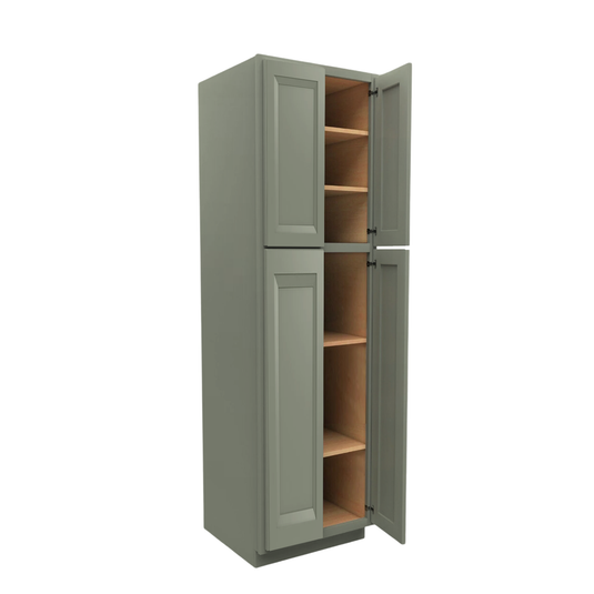 Pantry Cabinet 2 Doors, 5 Shelves 30" W x 96" H x 24" D