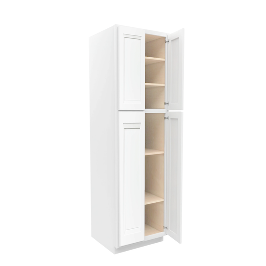 Pantry Cabinet 2 Doors, 5 Shelves 24" W x 96" H x 24" D