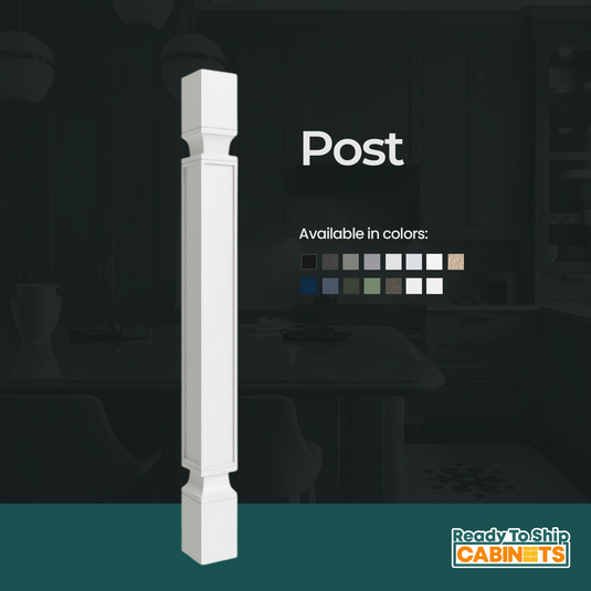 Cabinet Post 3" W x 34.5" High x 3" D