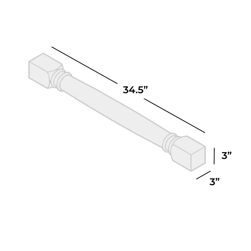 Load image into Gallery viewer, Cabinet Post 3&quot; W x 34.5&quot; High x 3&quot; D
