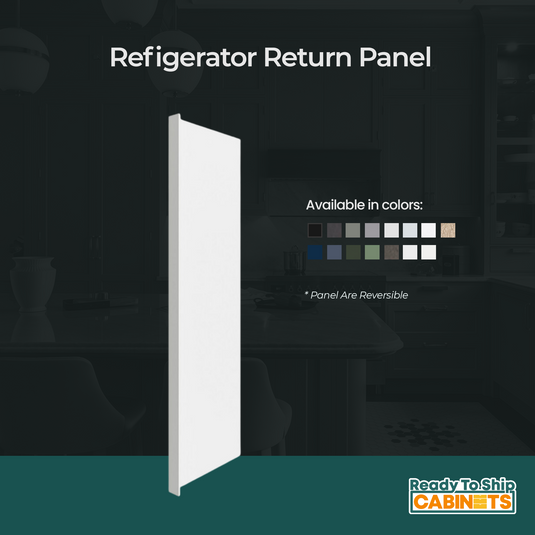 Refigerator Return Panel 1.5 x 96, Pannel Are Reversable