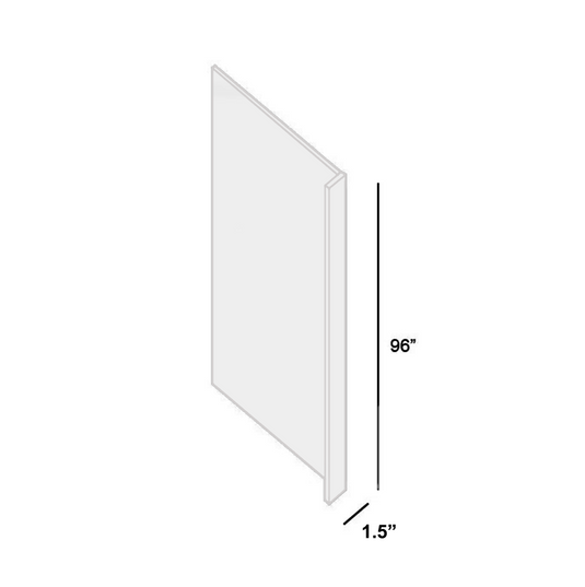 Refrigerator Return Panel, 24"W x 96"L x 0.75"H inch