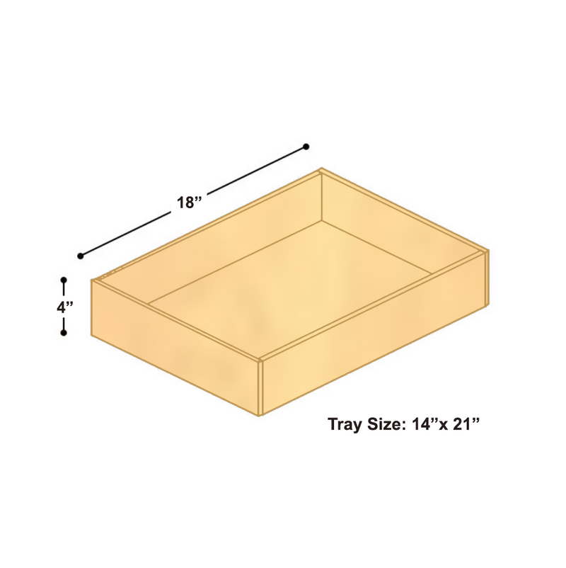 Load image into Gallery viewer, ROT18 Roll Out Tray, Pull Out Cabinet Shelf
