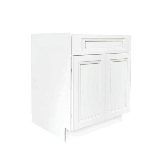 Vanity Sink Base 2 Doors, 1 False Drawer 30" W x 34.5" H x 21" D