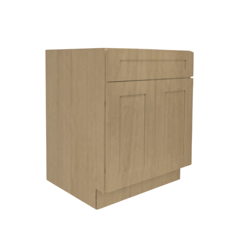 Load image into Gallery viewer, SB33 Soft Edge 2 Door Sink Cabinet, 33W x 34.5H x 24D inch
