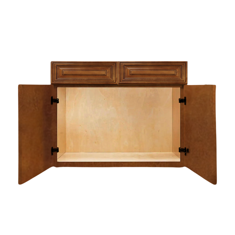 Load image into Gallery viewer, SB33 Soft Edge 2 Door Sink Cabinet, 33W x 34.5H x 24D inch
