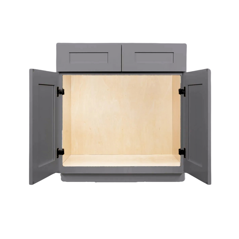 Load image into Gallery viewer, SB33 Soft Edge 2 Door Sink Cabinet, 33W x 34.5H x 24D inch
