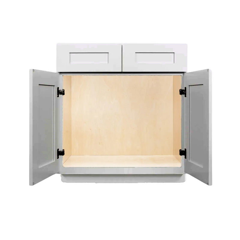 Load image into Gallery viewer, SB33 Soft Edge 2 Door Sink Cabinet, 33W x 34.5H x 24D inch
