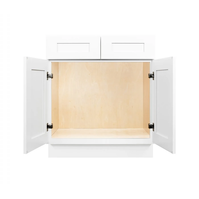 Load image into Gallery viewer, SB33 Soft Edge 2 Door Sink Cabinet, 33W x 34.5H x 24D inch
