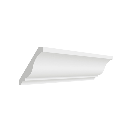 SCM3.625 Shaker Crown Molding for Shaker Style Cabinets, 96.02L X 5.2W X 0.75H inch