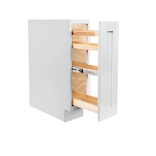 SP09 Spice Rack Cabinet, 2 & 4 Tracks Organizer for Kitchen, 09W x 34.5H x 24D inch