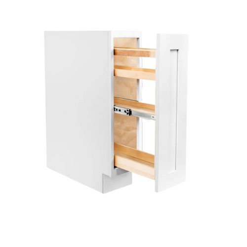 SP09 Spice Rack Cabinet, 2 & 4 Tracks Organizer for Kitchen, 09W x 34.5H x 24D inch