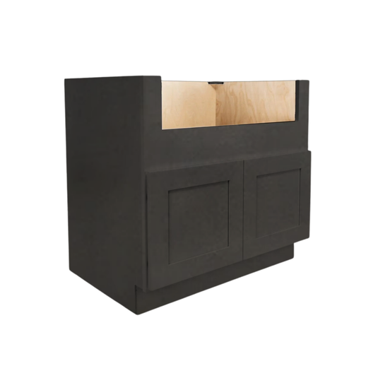 FSM36 Double Door Farmhouse Sink Base Cabinet, 36W x 34.5H x 24D inch