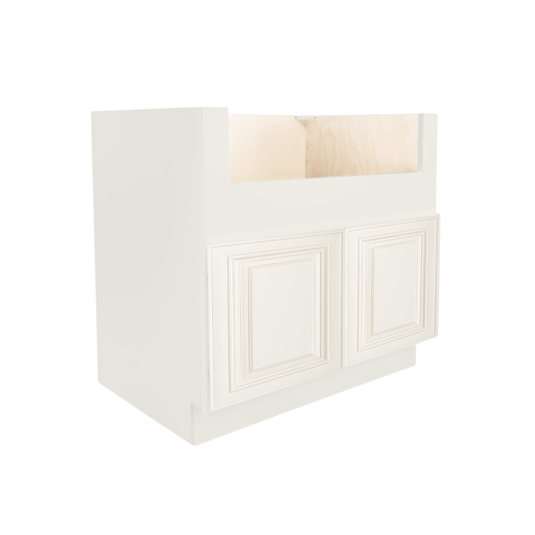 FSM36 Double Door Farmhouse Sink Base Cabinet, 36W x 34.5H x 24D inch