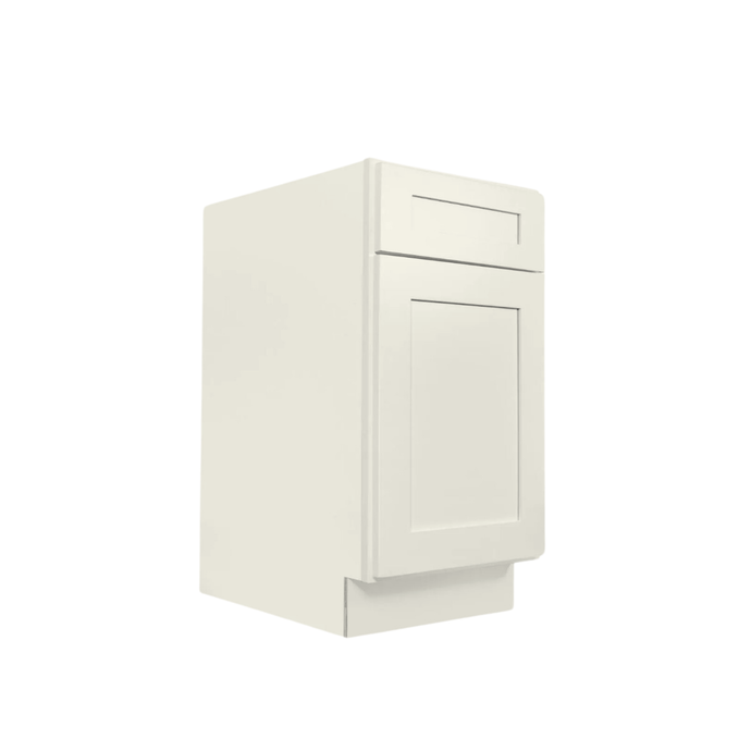 Ready To Ship Cabinets VB18 Single Door One Drawer Vanity Base Cabinet, Vanity Drawer Base Cabinet, Bedroom, Kitchen, and Bathroom Organizers, 18W x 34.5H x 21D inch