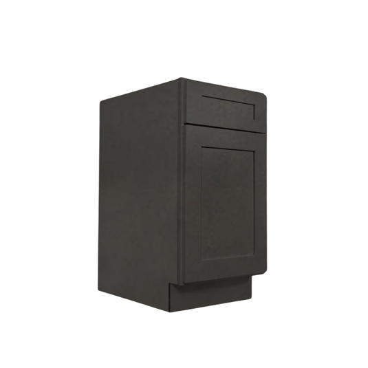 Ready To Ship Cabinets VB18 Single Door One Drawer Vanity Base Cabinet, Vanity Drawer Base Cabinet, Bedroom, Kitchen, and Bathroom Organizers, 18W x 34.5H x 21D inch