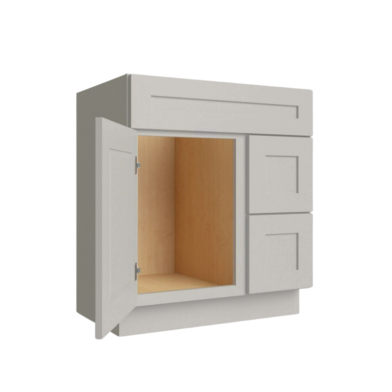 Load image into Gallery viewer, Two Deep Drawers Vanity Cabinet, 36W x 34.5H x 21D inch
