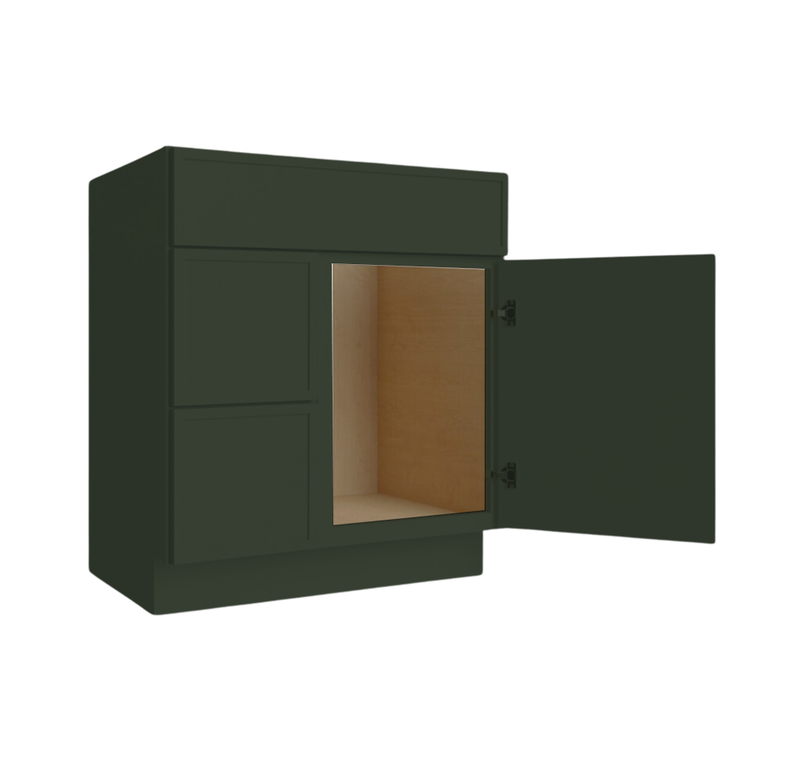 Load image into Gallery viewer, Two Deep Drawers Vanity Cabinet, 36W x 34.5H x 21D inch
