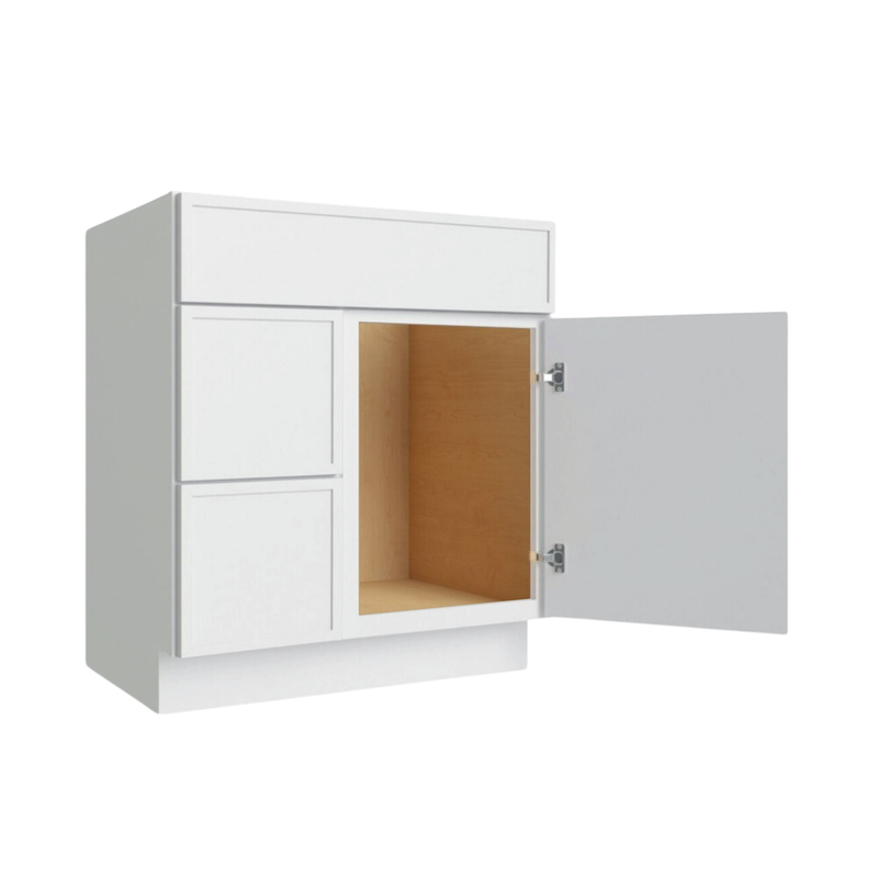 Load image into Gallery viewer, Two Deep Drawers Vanity Cabinet, 30W x 34.5H x 21D inch
