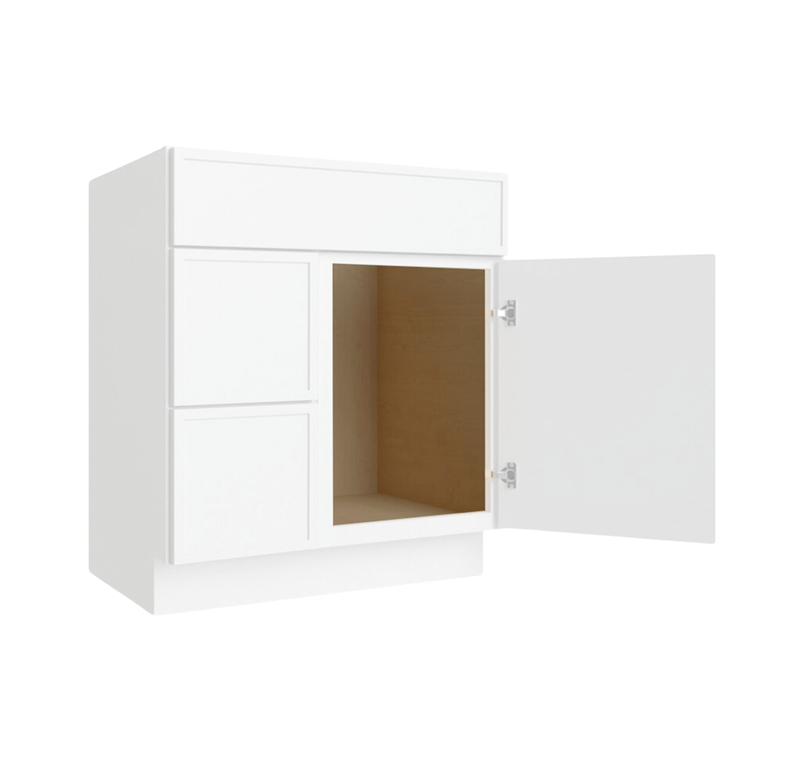 Load image into Gallery viewer, Two Deep Drawers Vanity Cabinet, 30W x 34.5H x 21D inch
