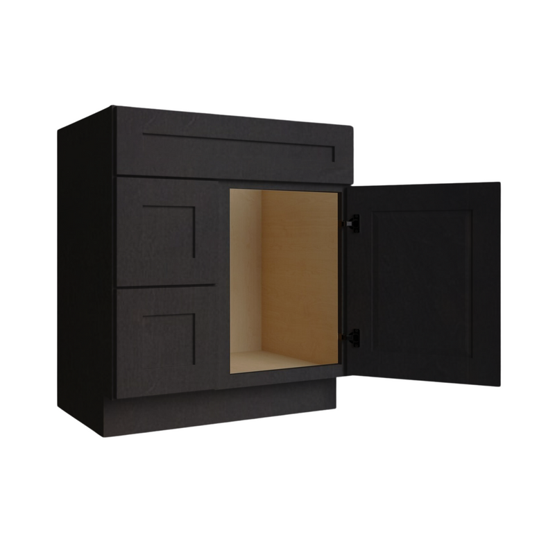 Load image into Gallery viewer, Two Deep Drawers Vanity Cabinet, 30W x 34.5H x 21D inch
