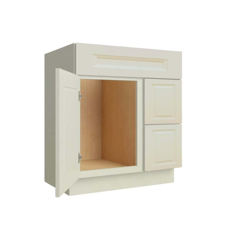 Load image into Gallery viewer, Two Deep Drawers Vanity Cabinet, 30W x 34.5H x 21D inch
