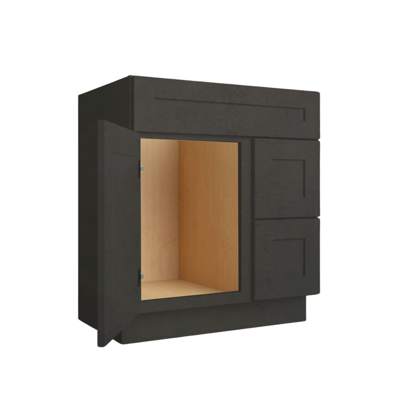 Load image into Gallery viewer, Two Deep Drawers Vanity Cabinet, 36W x 34.5H x 21D inch
