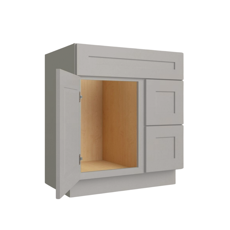 Load image into Gallery viewer, Two Deep Drawers Vanity Cabinet, 36W x 34.5H x 21D inch
