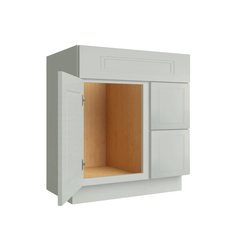 Load image into Gallery viewer, Two Deep Drawers Vanity Cabinet, 30W x 34.5H x 21D inch
