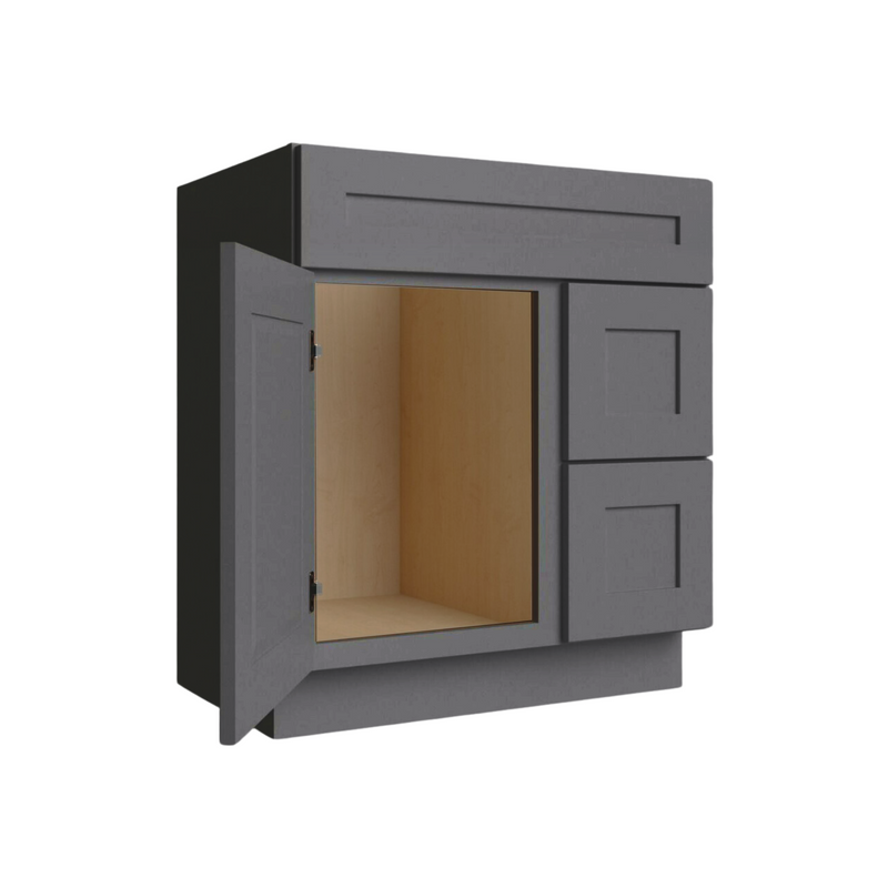 Load image into Gallery viewer, Two Deep Drawers Vanity Cabinet, 36W x 34.5H x 21D inch
