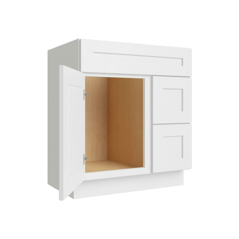 Load image into Gallery viewer, Two Deep Drawers Vanity Cabinet, 36W x 34.5H x 21D inch
