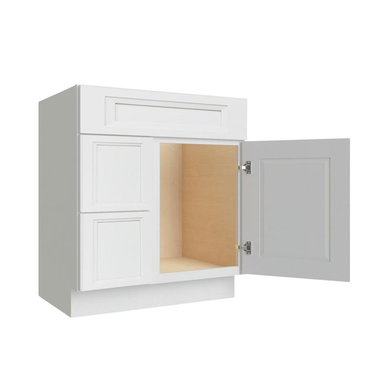 Load image into Gallery viewer, Two Deep Drawers Vanity Cabinet, 36W x 34.5H x 21D inch
