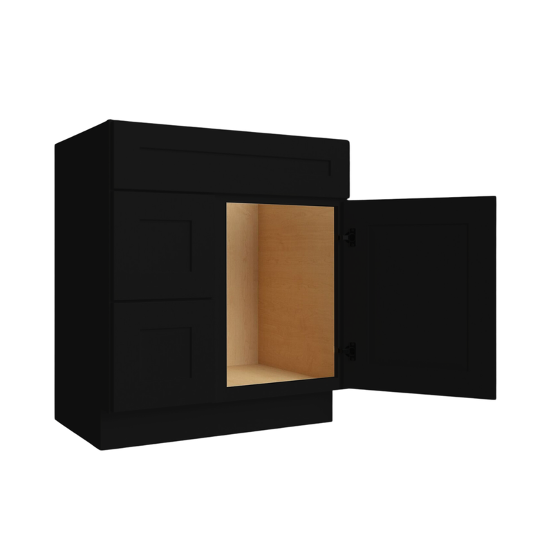 Load image into Gallery viewer, Two Deep Drawers Vanity Cabinet, 36W x 34.5H x 21D inch
